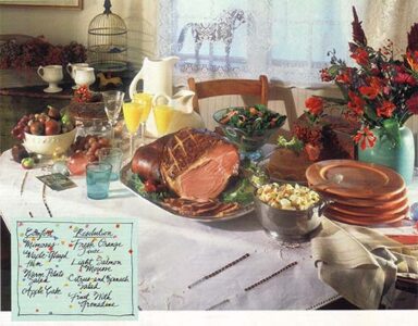New Year's Menu Image